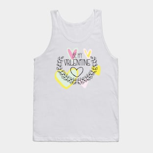 Be my valentine sweet design Tank Top